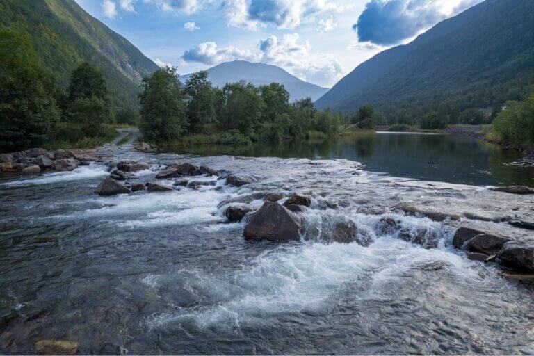 MÃ¥na og Gaustatoppen