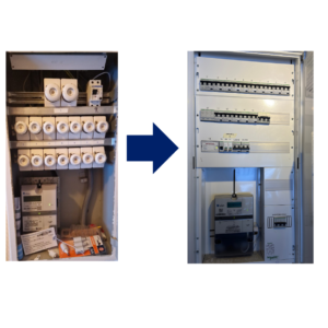 Fra gammelt til nytt sikringsskap