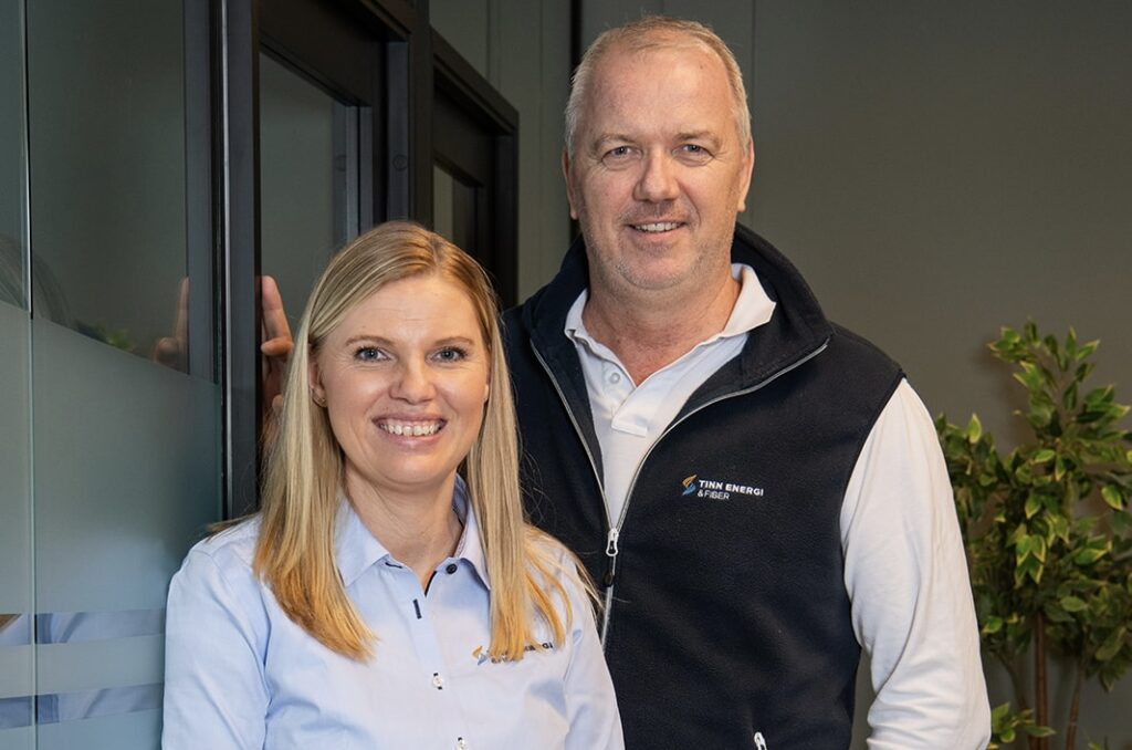 Tinn Energi og Fiber AS - Tinn Energi & Fiber Hege Næss og Trond Stridal